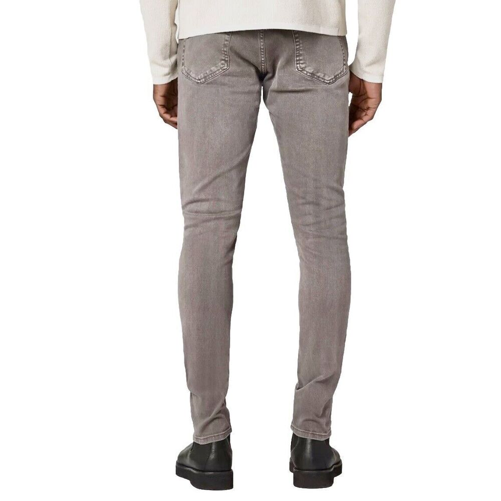 Rag & Bone Jeans Mens 32x34 Aged Gray Fit 1 Skinny Leg Button Fly Made in USA - Picture 2 of 11
